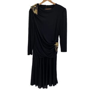 Vintage 1980’s size medium David Rose dropped waist golden girls dress